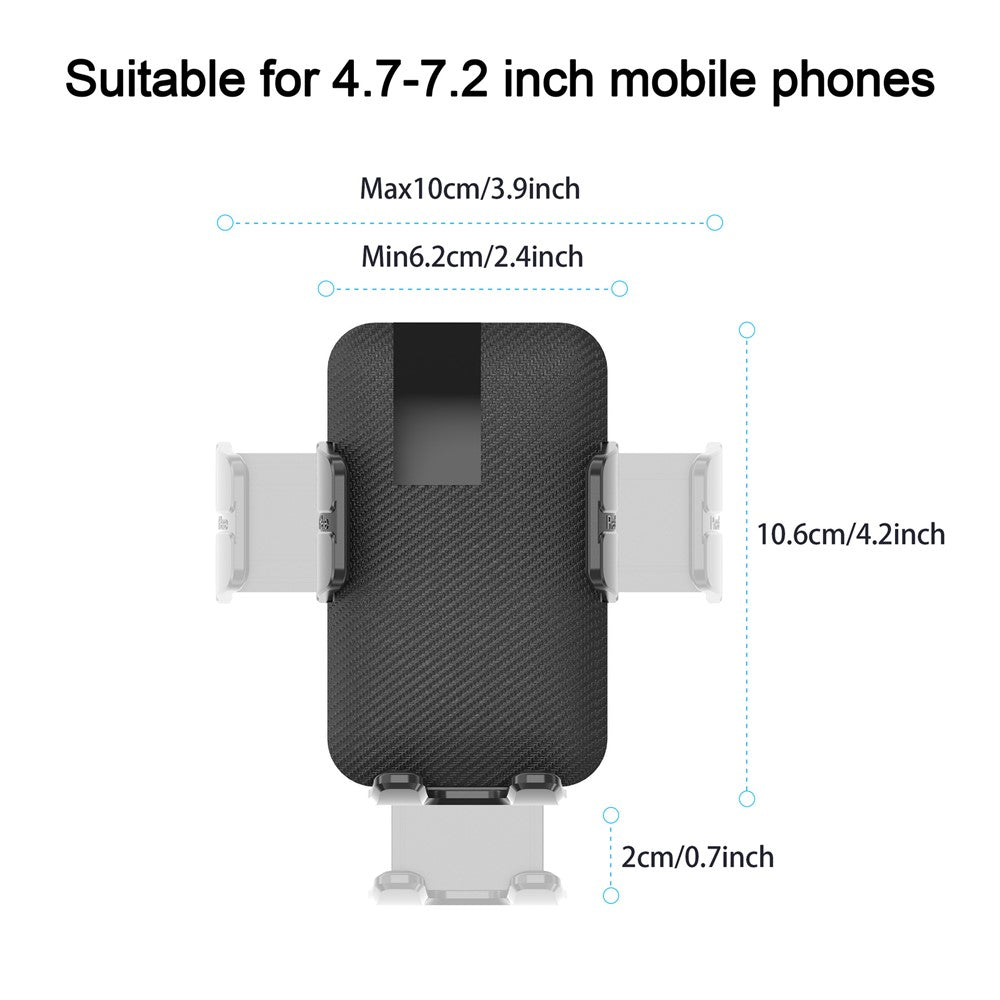 Wall-Mounted Phone Holder 360 Degree Adjustable Phone Stand for 4.7-7.2 Inch Smartphones Kitchen Bathroom Shower Mirror Phone Mount