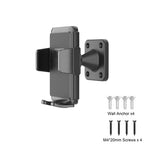 Wall-Mounted Phone Holder 360 Degree Adjustable Phone Stand for 4.7-7.2 Inch Smartphones Kitchen Bathroom Shower Mirror Phone Mount