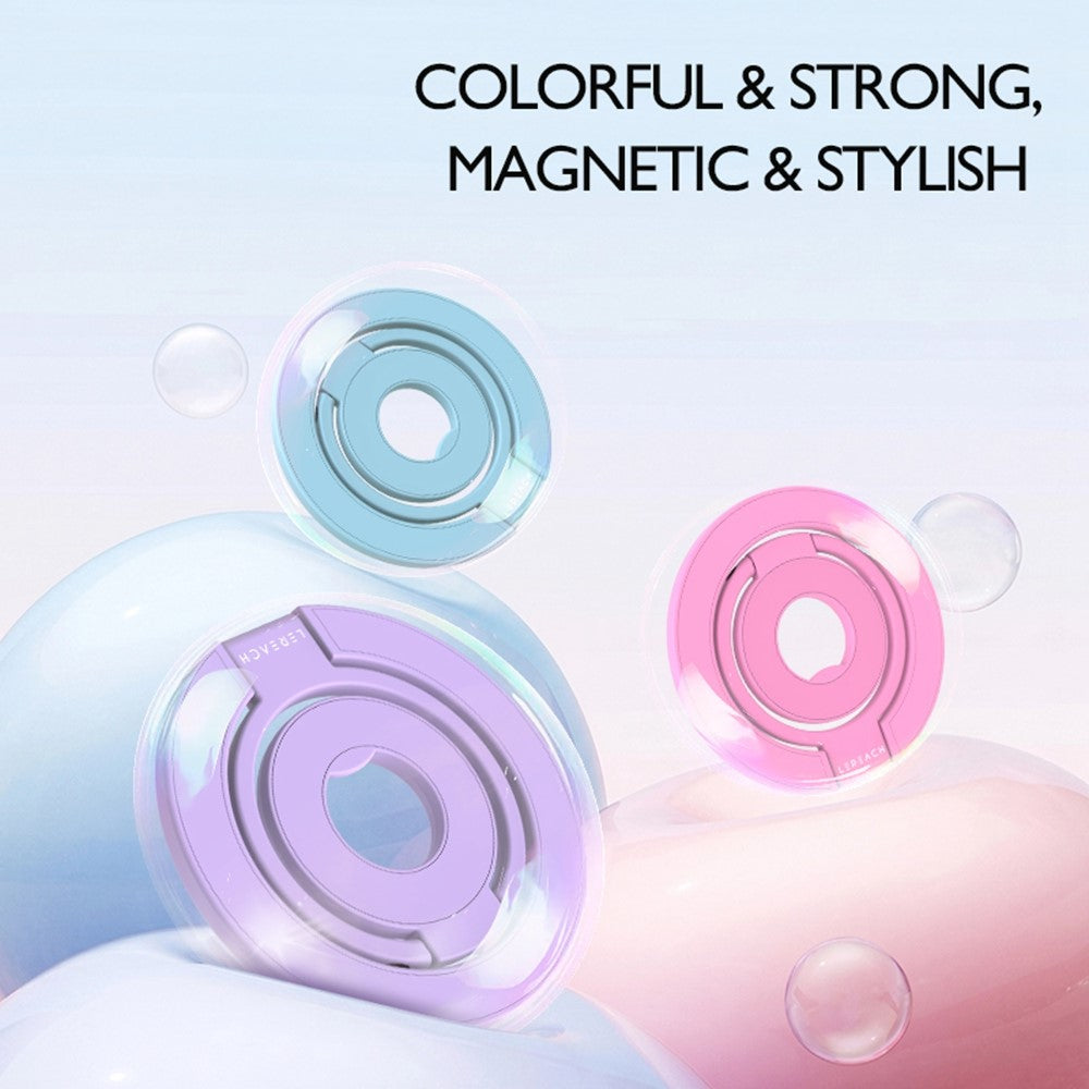 LEREACH LRFP-05 Magnetic Ring Holder Stand Triple Ring Adjustable Phone Grip Kickstand