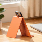 Flexible Silicone Desktop Stand Universal Phone Tablet Foldable Lazy Bracket 2-in-1 Desktop Hanging Mount