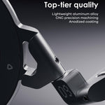 AULUMU G09 Magnetic Ring Stand 360° Rotating Finger Loop Dual-Axis Design Phone Holder Grip