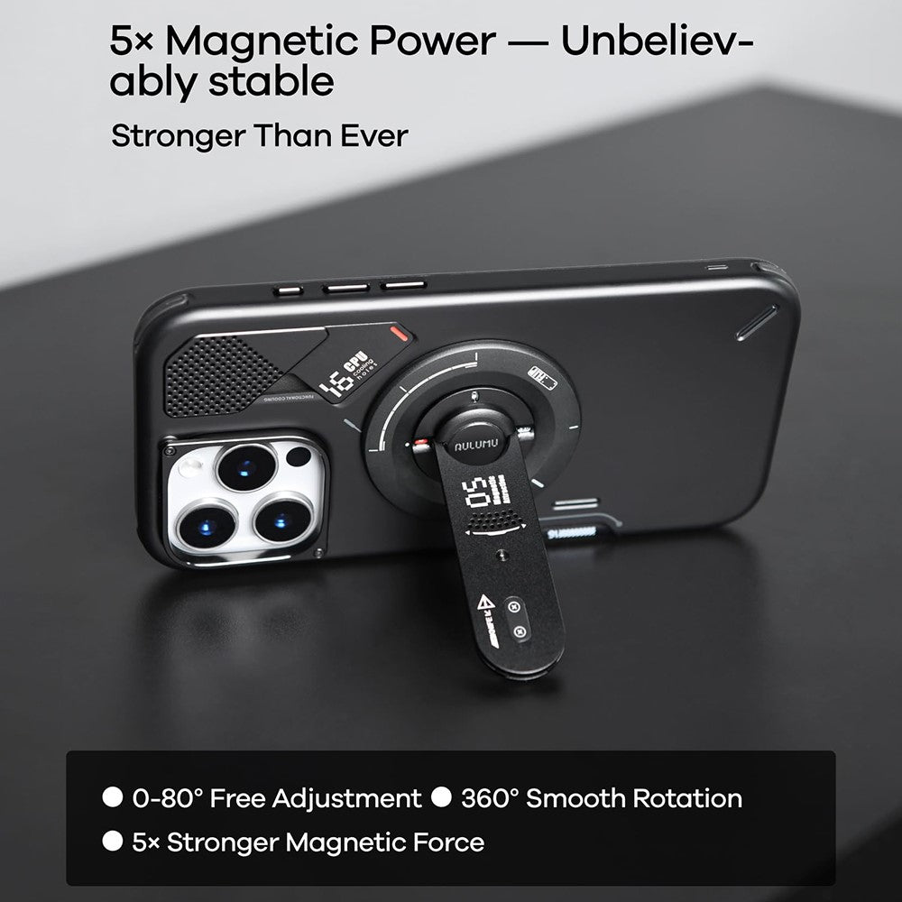 AULUMU G05 5-i-1 Magnetiskt mobilstativ Multiverktyg 360° Rotation Box Cutter Gradskiva Stressavlastande Leksak