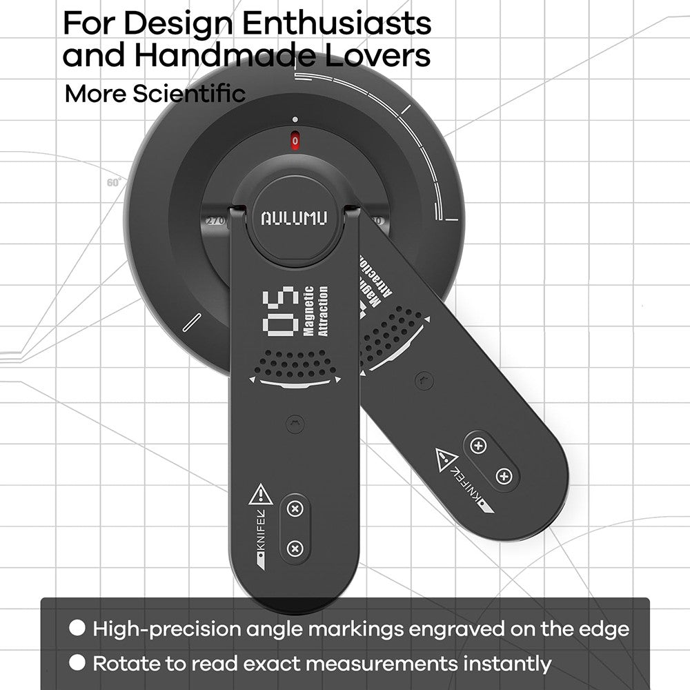 AULUMU G05 5-i-1 Magnetiskt mobilstativ Multiverktyg 360° Rotation Box Cutter Gradskiva Stressavlastande Leksak