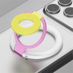 Magnetic Ring Stand Tri-Fold 360° Rotation Finger Ring Phone Kickstand Compatible with MagSafe