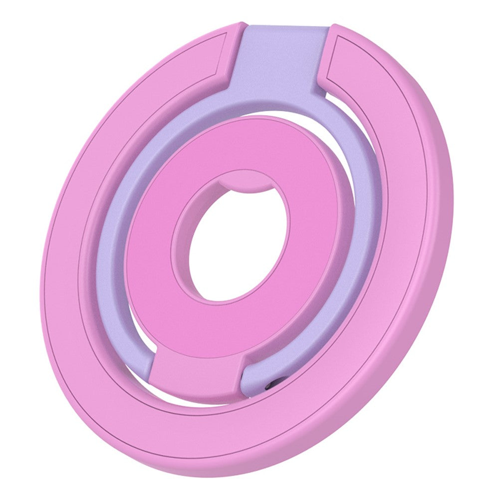 Magnetic Ring Stand Tri-Fold 360° Rotation Finger Ring Phone Kickstand Compatible with MagSafe