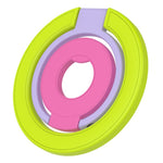 Magnetic Ring Stand Tri-Fold 360° Rotation Finger Ring Phone Kickstand Compatible with MagSafe