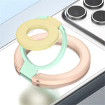 Magnetic Ring Stand Tri-Fold 360° Rotation Finger Ring Phone Kickstand Compatible with MagSafe