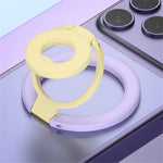 Magnetic Ring Stand Tri-Fold 360° Rotation Finger Ring Phone Kickstand Compatible with MagSafe