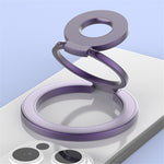 Magnetic Ring Stand Tri-Fold 360° Rotation Finger Ring Phone Kickstand Compatible with MagSafe