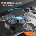 Multi-functional Magnetic Phone Stand Hook 360° Rotation Foldable Phone Ring Holder Buckle for iPhone Android