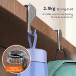 Multi-functional Magnetic Phone Stand Hook 360° Rotation Foldable Phone Ring Holder Buckle for iPhone Android