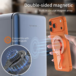 Multi-functional Magnetic Phone Stand Hook 360° Rotation Foldable Phone Ring Holder Buckle for iPhone Android