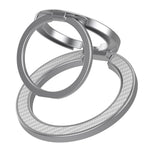 Magnetic Phone Ring Stand Compatible with MagSafe Foldable Carbon Fiber Rotation Finger Grip Holder