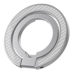 Magnetic Phone Ring Stand Compatible with MagSafe Foldable Carbon Fiber Rotation Finger Grip Holder