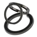 Magnetic Phone Ring Stand Compatible with MagSafe Foldable Carbon Fiber Rotation Finger Grip Holder