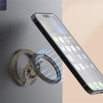 Magnetic Ring Holder Rotating Phone Stand Zinc Alloy Desktop Support Compatible with MagSafe