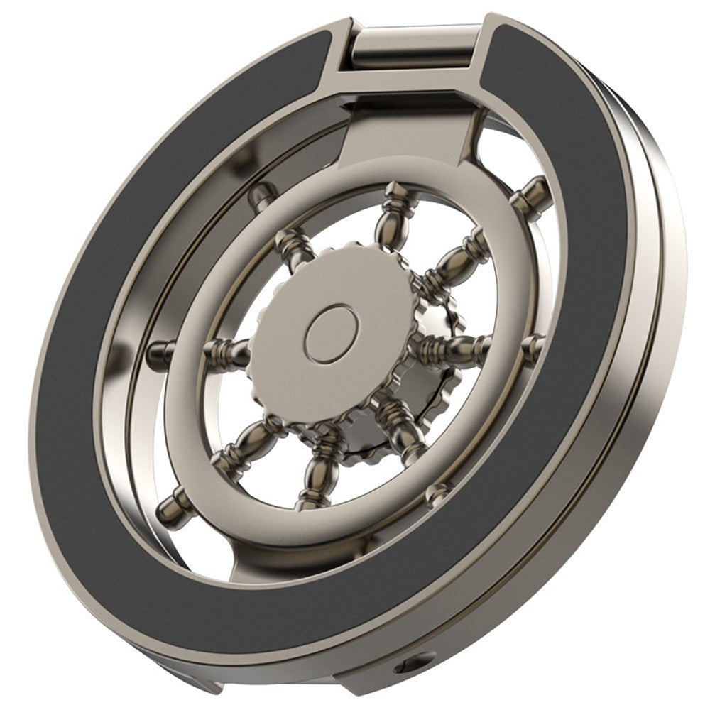 Magnetic Ring Holder Rotating Phone Stand Zinc Alloy Desktop Support Compatible with MagSafe