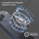 Magnetic Ring Holder Rotating Phone Stand Zinc Alloy Desktop Support Compatible with MagSafe