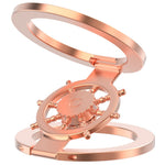 Magnetic Ring Holder Rotating Phone Stand Zinc Alloy Desktop Support Compatible with MagSafe