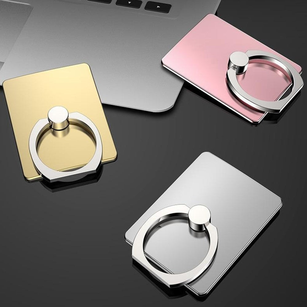 Multifunctional Ring Holder Stand for Phone Desktop Adhesive Metal Finger Grip Kickstand