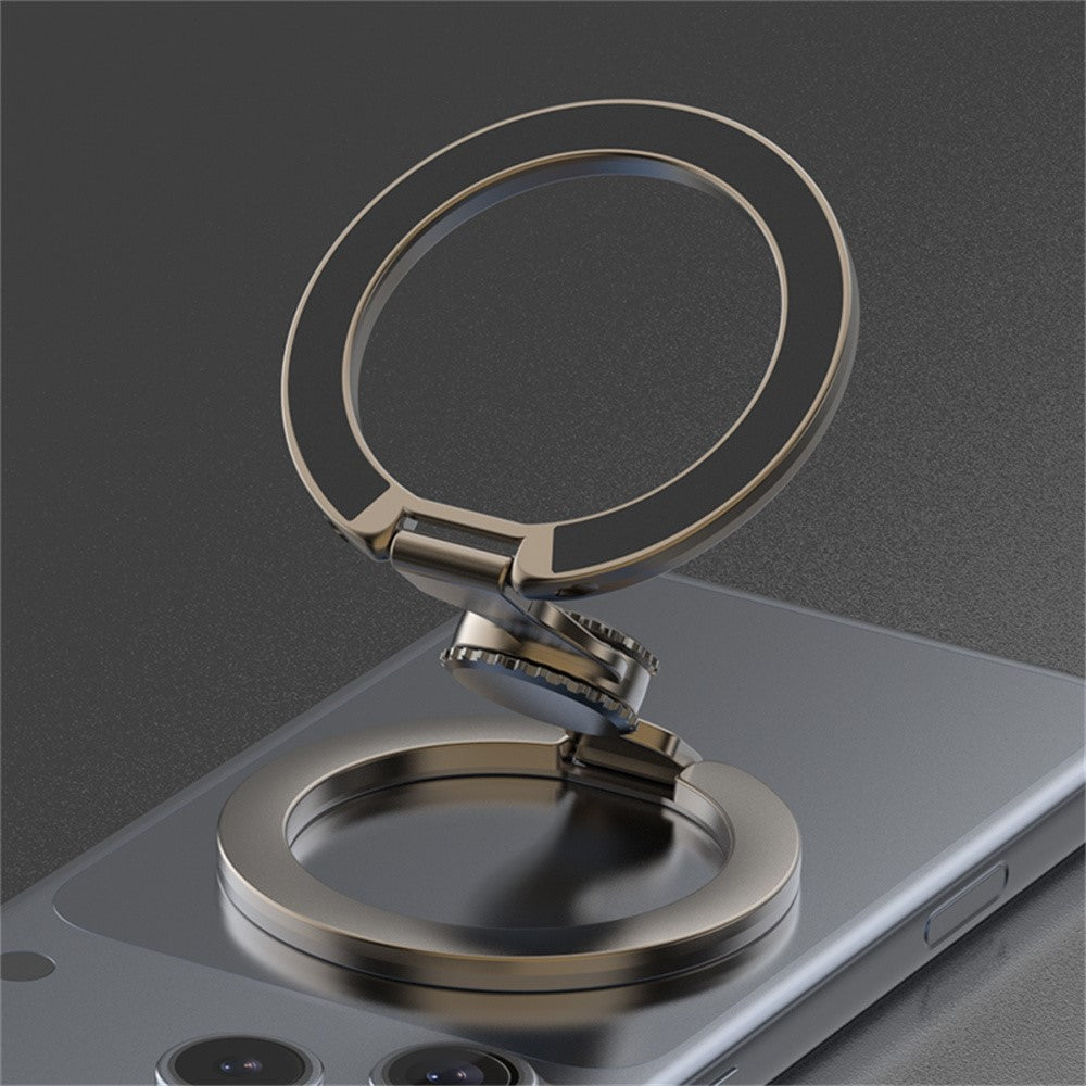 Elektropläterad finish Magnetisk fingertoppsgyro Magnetisk hållare mobilring Kickstand Kompatibel med MagSafe