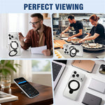 Phone Ring Grip Foldable Adjustable Phone Holder Kickstand with Adhesive