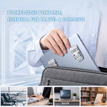LEREACH AirLift Series StarStep Edition 2Pcs Laptop Stand Aluminum Alloy + Silicone Foldable Stand for Travel Commute Work