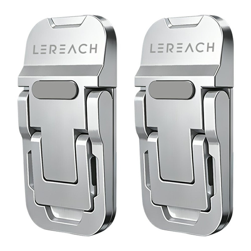 LEREACH AirLift Series StarStep Edition 2Pcs Laptop Stand Aluminum Alloy + Silicone Foldable Stand for Travel Commute Work