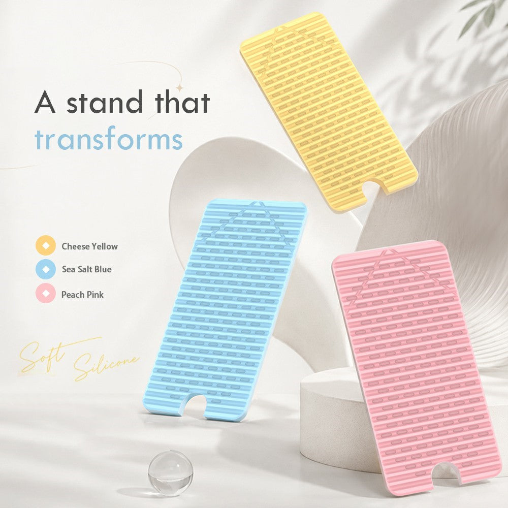 LEREACH LRFP-14 AirLift Series MagicMat Stand Foldable Bendable Silicone + Aluminum Phone Tablet Stand Holder