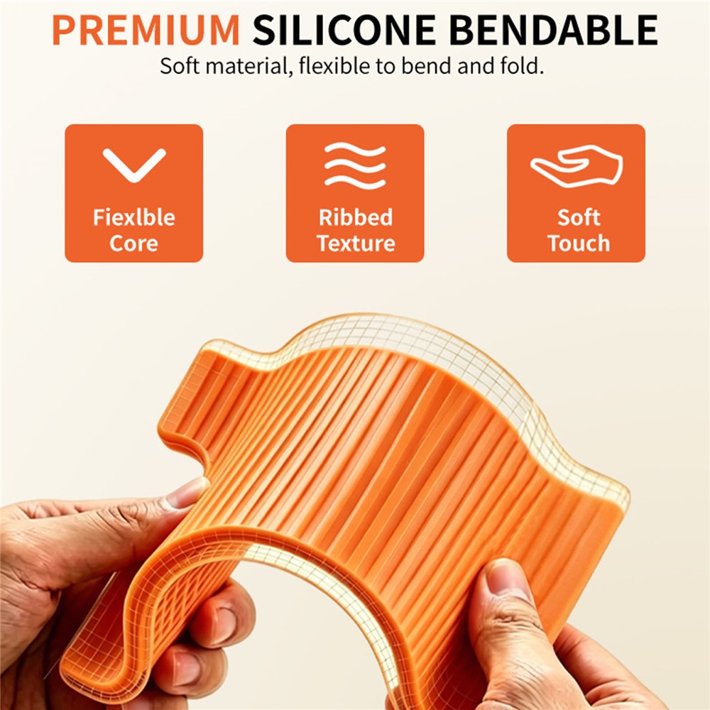 Phone Tablet Stand Flexible Foldable Silicone Suction Cup Adjustable Angle Rollable Holder for Travel Workout Desk