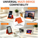 Phone Tablet Stand Flexible Foldable Silicone Suction Cup Adjustable Angle Rollable Holder for Travel Workout Desk