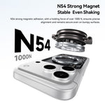 ESSAGER ES-ZJ43 Suction Cup Magnetic Phone Holder 3-Axis Adjustable Stand for Car Dashboard Desktop