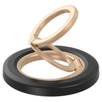 LEREACH LRFP-15 Triple-Ring Magnetic Phone Ring Holder 360-Degree Rotation Grip Stand