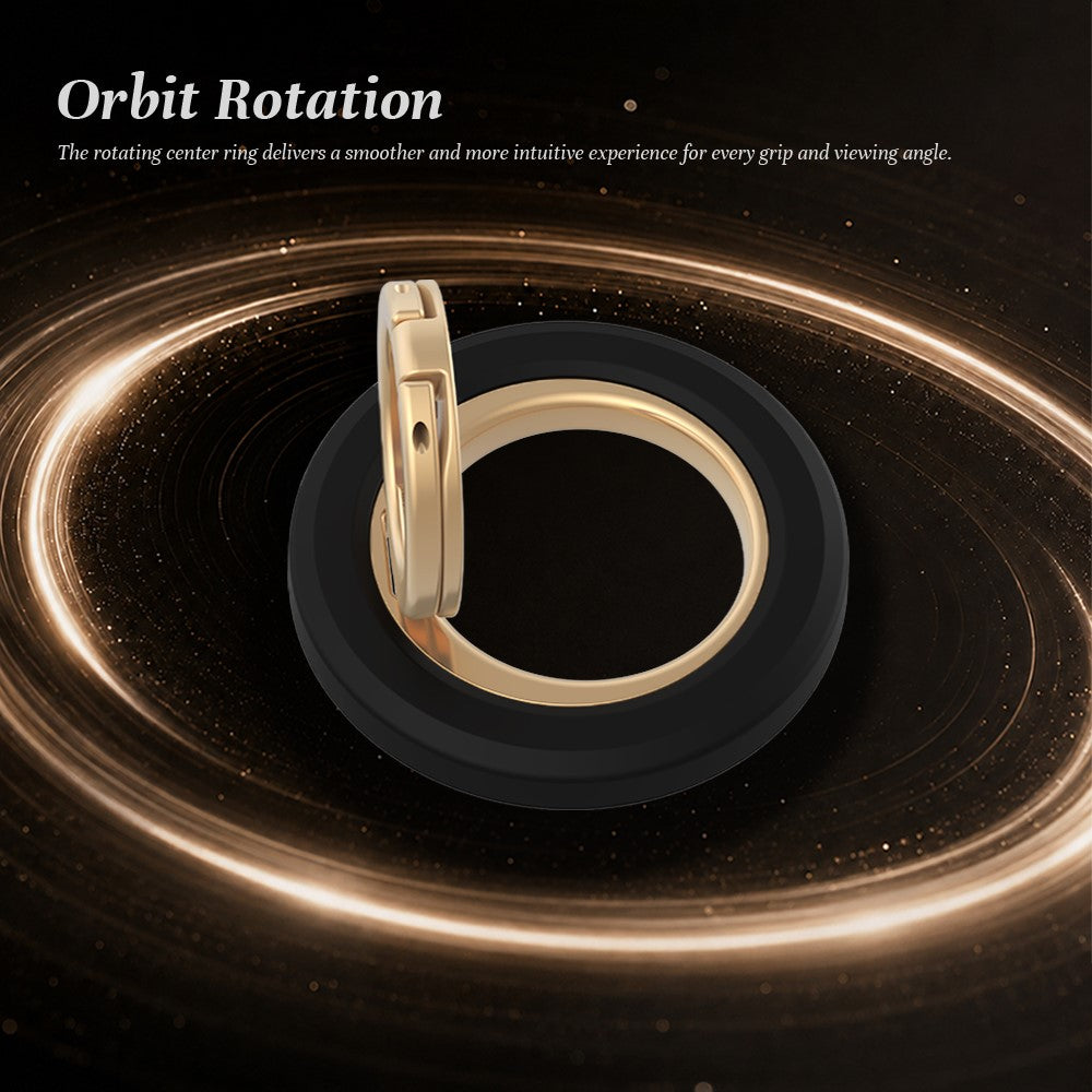 LEREACH LRFP-15 Triple-Ring Magnetic Phone Ring Holder 360-Degree Rotation Grip Stand