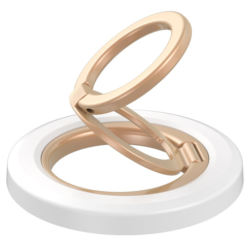 LEREACH LRFP-15 Triple-Ring Magnetic Phone Ring Holder 360-Degree Rotation Grip Stand