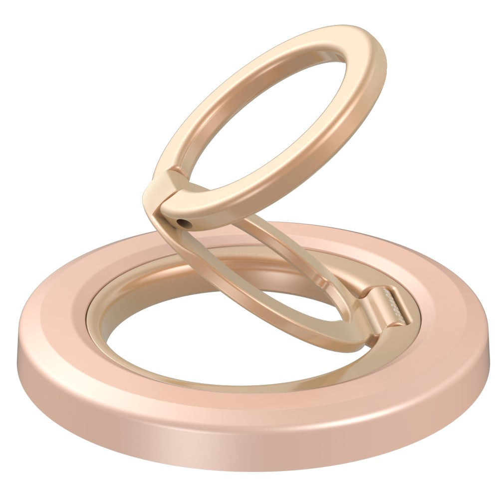 LEREACH LRFP-15 Triple-Ring Magnetic Phone Ring Holder 360-Degree Rotation Grip Stand