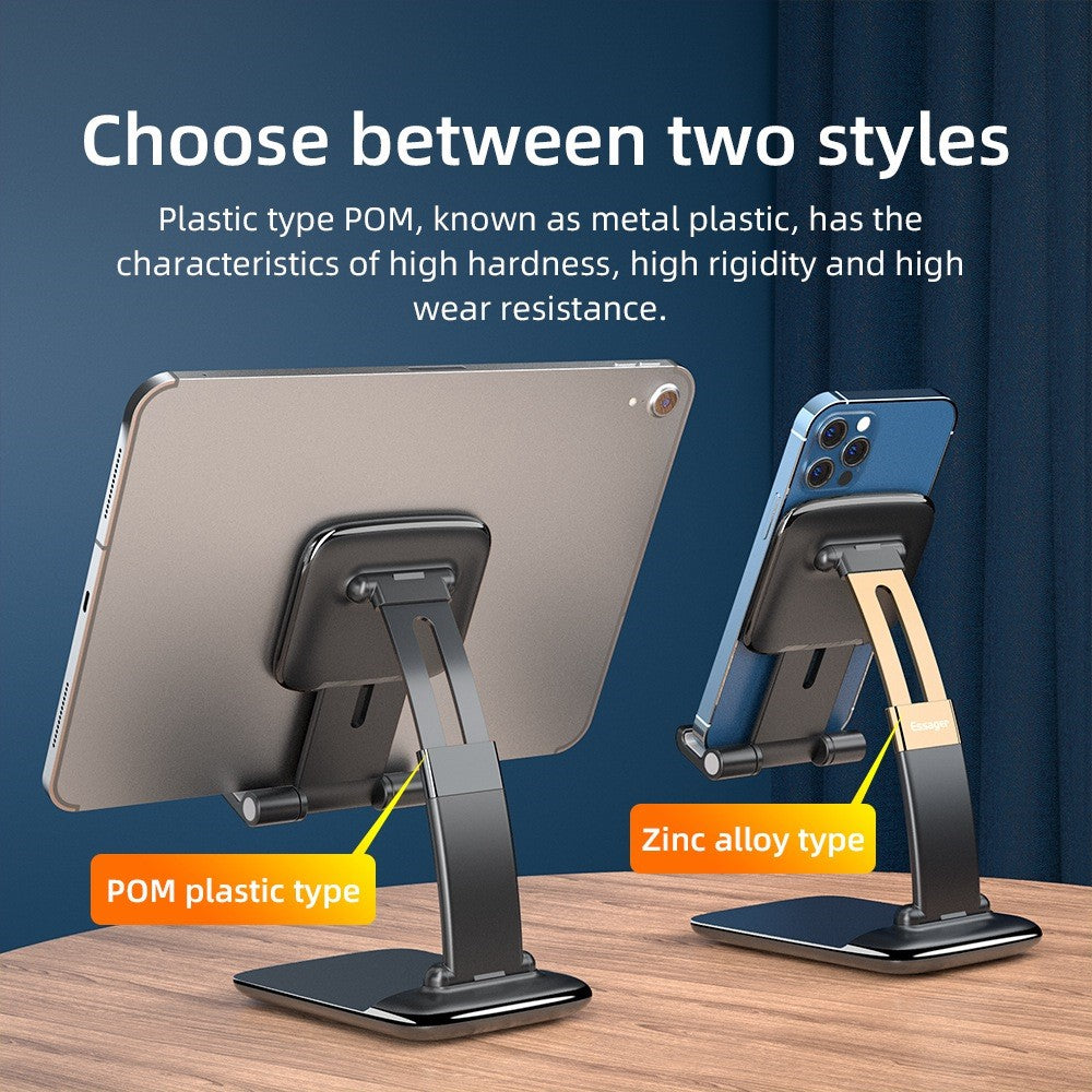 ESSAGER 45 Degree Desktop Cellphone Stand Stretchable Arm Folding Tablet Bracket