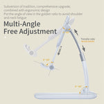 ESSAGER 45 Degree Desktop Cellphone Stand Stretchable Arm Folding Tablet Bracket