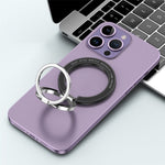 Magnetic Phone Ring, Double-axis Magnetic Metal Phone Grip Ring Holder with Adjustable Kickstand