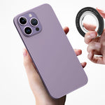 Magnetic Phone Ring, Double-axis Magnetic Metal Phone Grip Ring Holder with Adjustable Kickstand