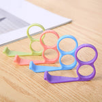10Pcs Double Finger Ring Grip L Shaped Mobile Phone Mount Holder Plastic Desk Stand