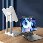 T09 Desktop Foldable Tablet Stand Holder Cell Phone Stand Height Angle Adjustable Mount, Size: L