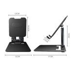 T09 Desktop Foldable Tablet Stand Holder Cell Phone Stand Height Angle Adjustable Mount, Size: L