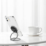 Foldable Metal Magnetic Desktop Ring Shape Phone Tablet Holder Zinc Alloy Cell Phone Stand