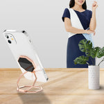 Foldable Metal Magnetic Desktop Ring Shape Phone Tablet Holder Zinc Alloy Cell Phone Stand