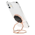 Foldable Metal Magnetic Desktop Ring Shape Phone Tablet Holder Zinc Alloy Cell Phone Stand