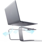 BONERUY P49 Desktop 11-15 tommer bærbar computerstander Bærbar aluminiumslegering hurtig varmeafledning Bærbar hæverholder