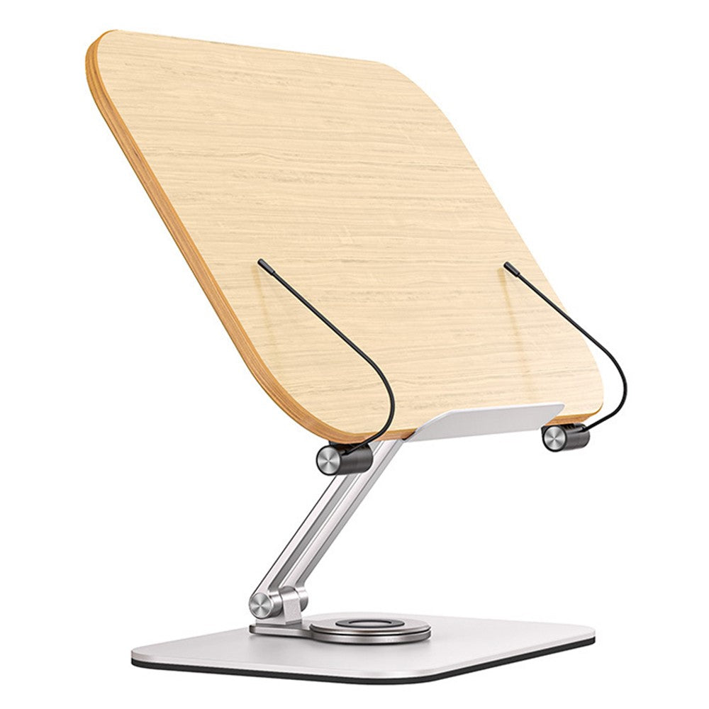 BONERUY R04 Desktop Rotatable Textbook Recipe Tablet Holder Stand Book Reading Bracket
