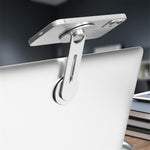 ZF013 180-Degree Flip Magnetic Phone Bracket for Laptops, Desktop Computer Ultra-Thin Magnetic Phone Holder