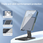 T15 Video Recording / Facetime Call Cell Phone Stand Angle Adjustable Folding Tablet Holder Bracket for Home Office